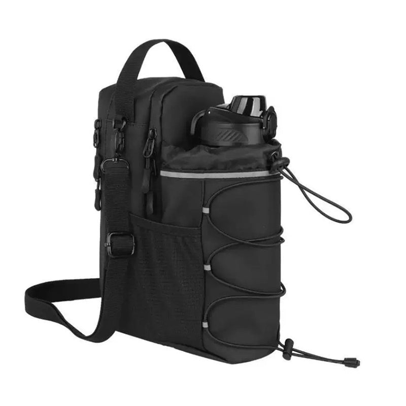 Bolsa de gimnasio magnética con bolsillo para el teléfono y agua