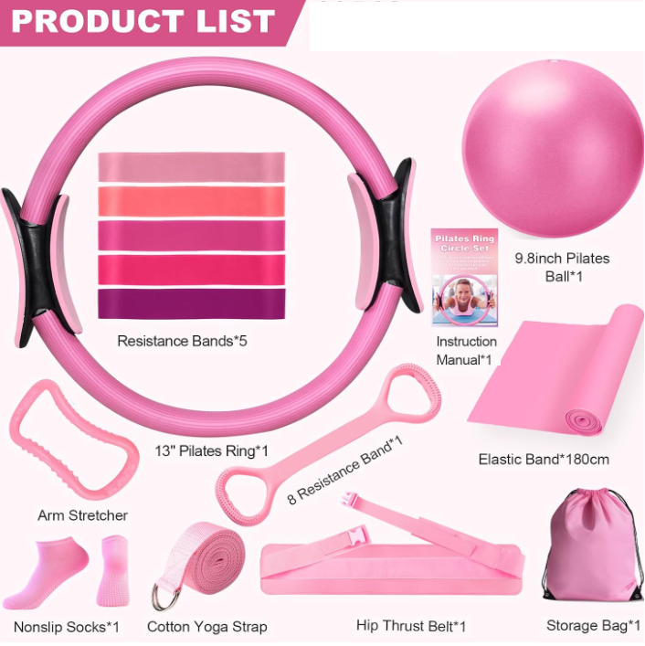 Set de Yoga y Pilates de 13 piezas
