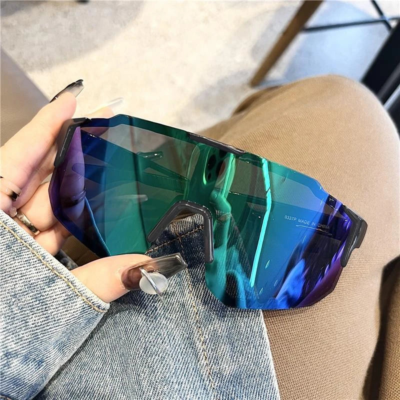 Nuevas gafas de ciclismo de montura grande con protección UV400