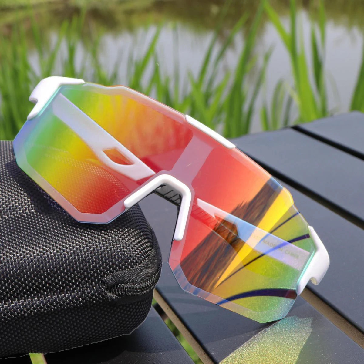 Nuevas gafas de ciclismo de montura grande con protección UV400