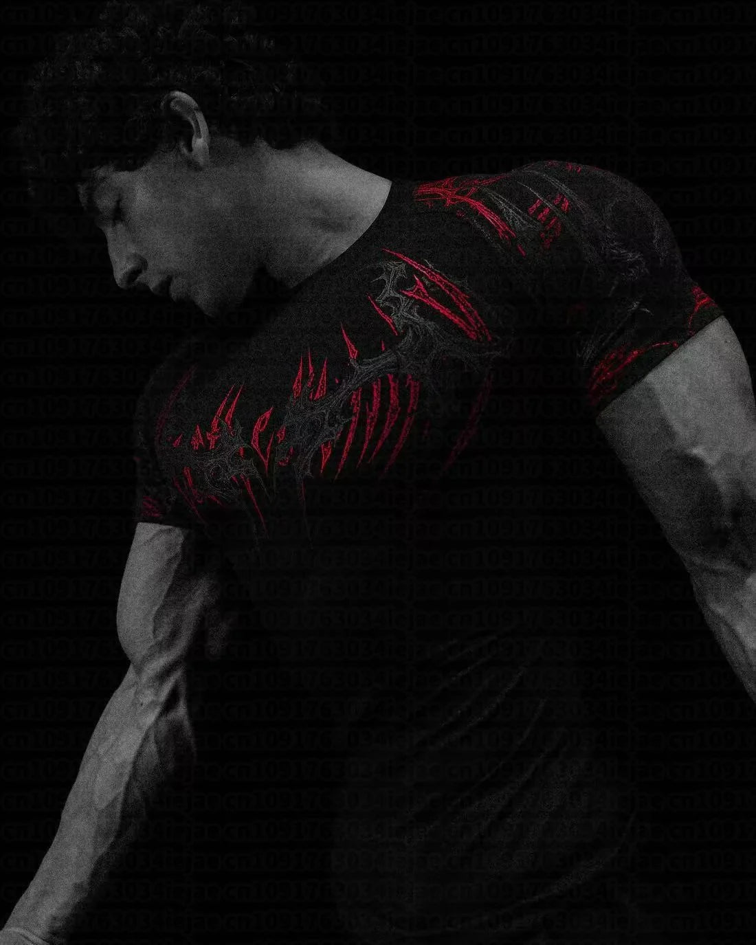 Camiseta de compresión para hombre y niño, de secado rápido y manga corta, ideal para entrenamiento, culturismo, fitness y running.