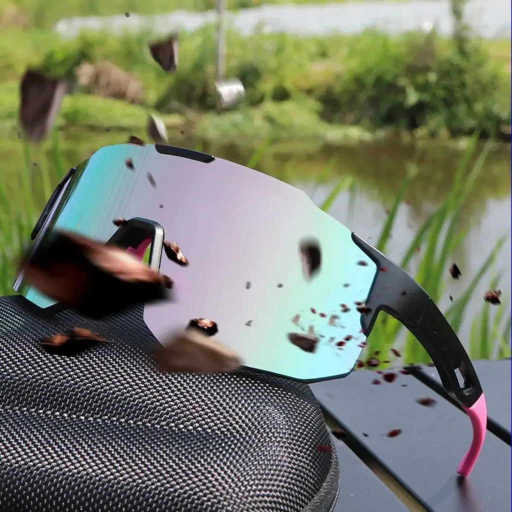 Nuevas gafas de ciclismo de montura grande con protección UV400