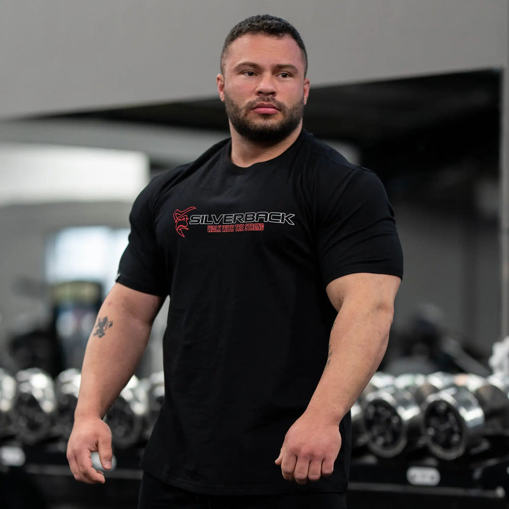 Camiseta con estampado GYM Gorilla – Silverback Gymwear