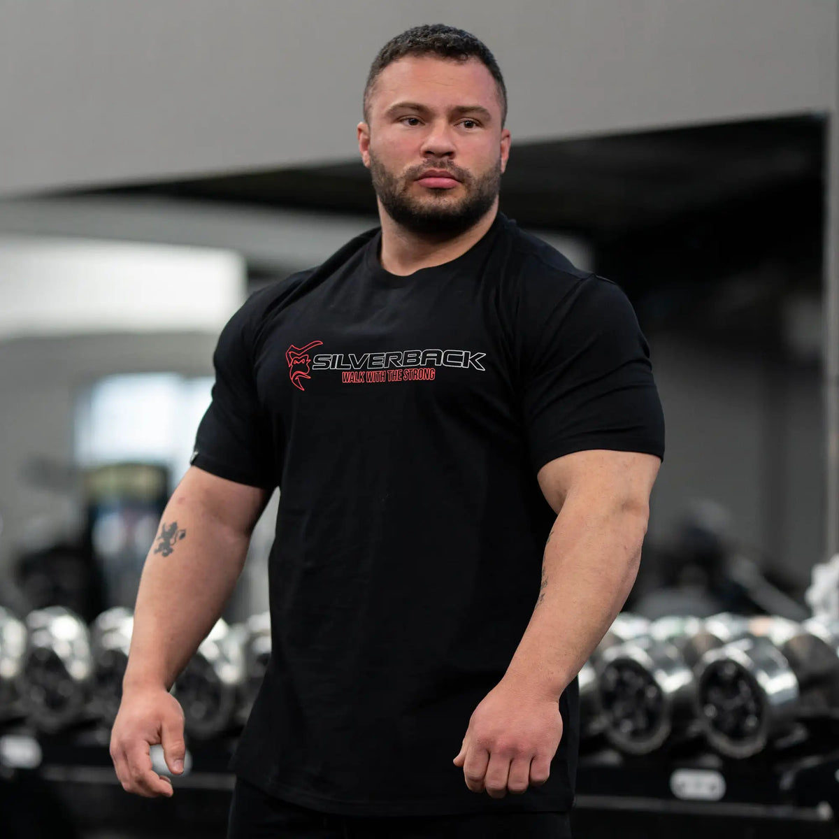 Camiseta con estampado GYM Gorilla – Silverback Gymwear