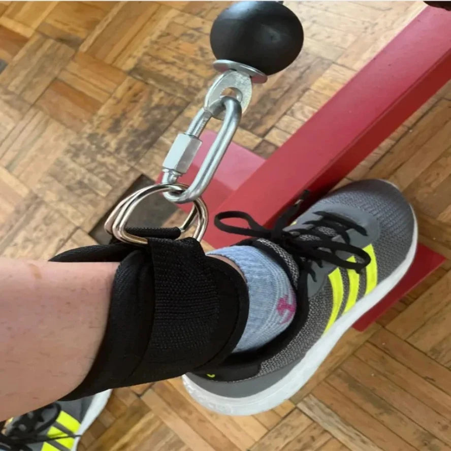 Correas de Tobillo con Cable con Doble Anilla en D para Gimnasio