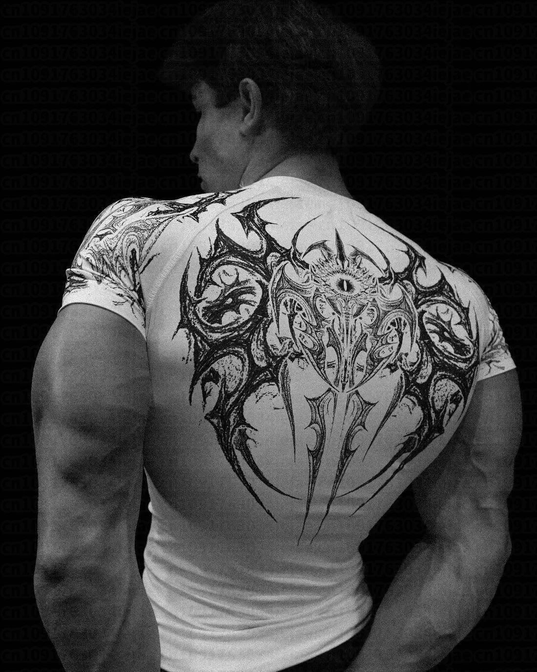 Camiseta de compresión para hombre y niño, de secado rápido y manga corta, ideal para entrenamiento, culturismo, fitness y running.