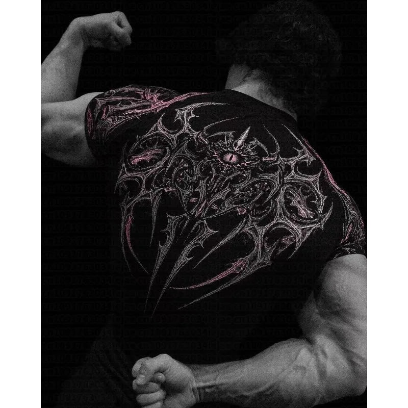 Camiseta de compresión para hombre y niño, de secado rápido y manga corta, ideal para entrenamiento, culturismo, fitness y running.
