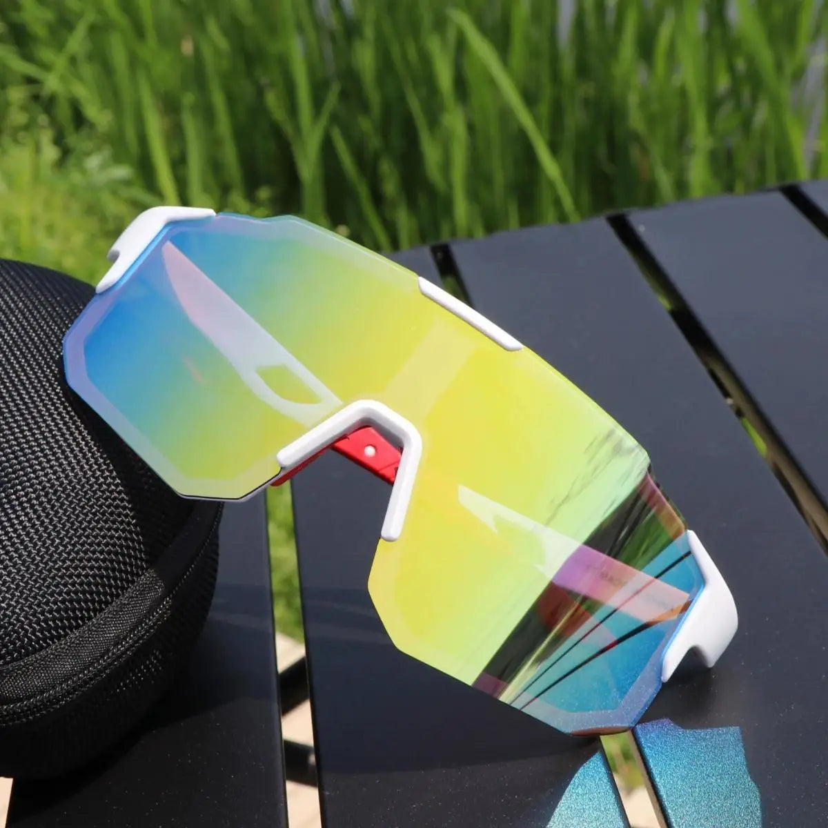 Nuevas gafas de ciclismo de montura grande con protección UV400