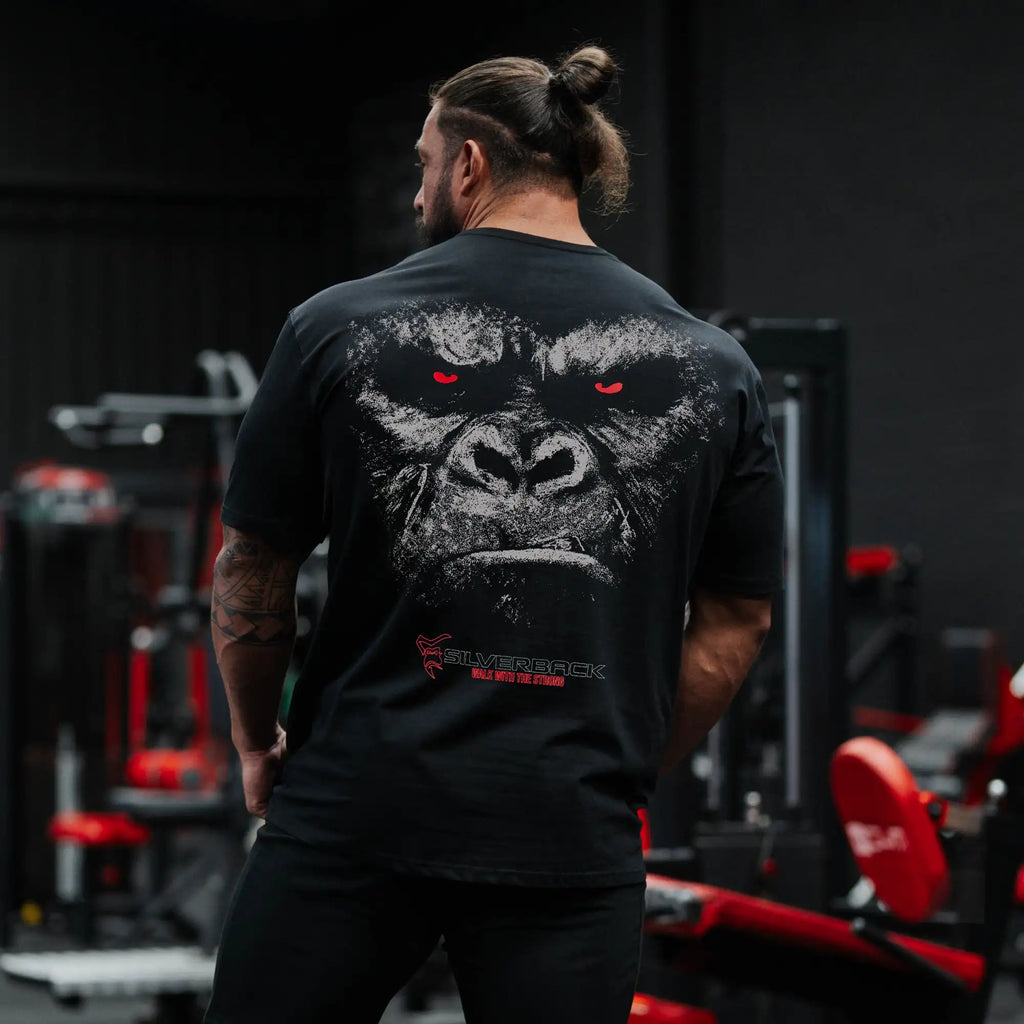 Camiseta con estampado GYM Gorilla – Silverback Gymwear