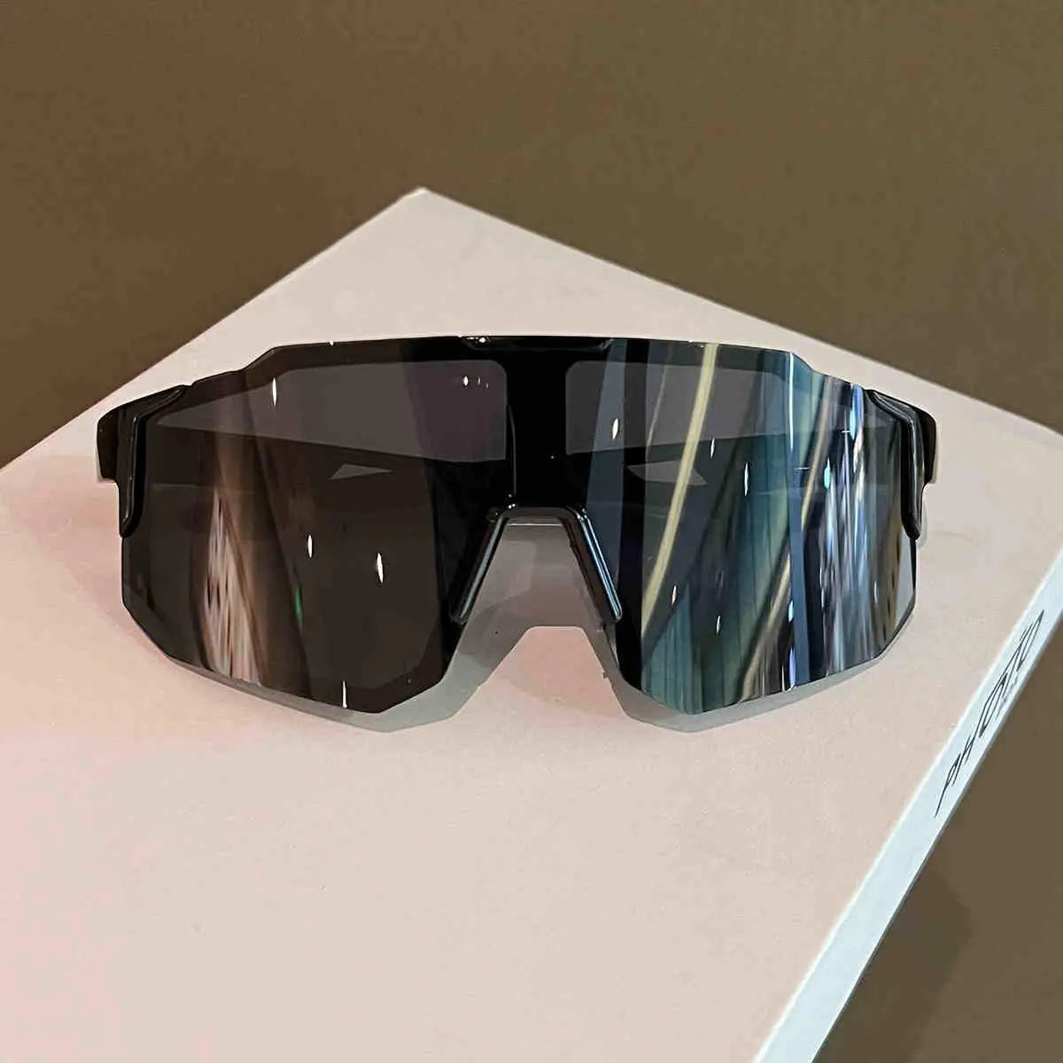 Nuevas gafas de ciclismo de montura grande con protección UV400