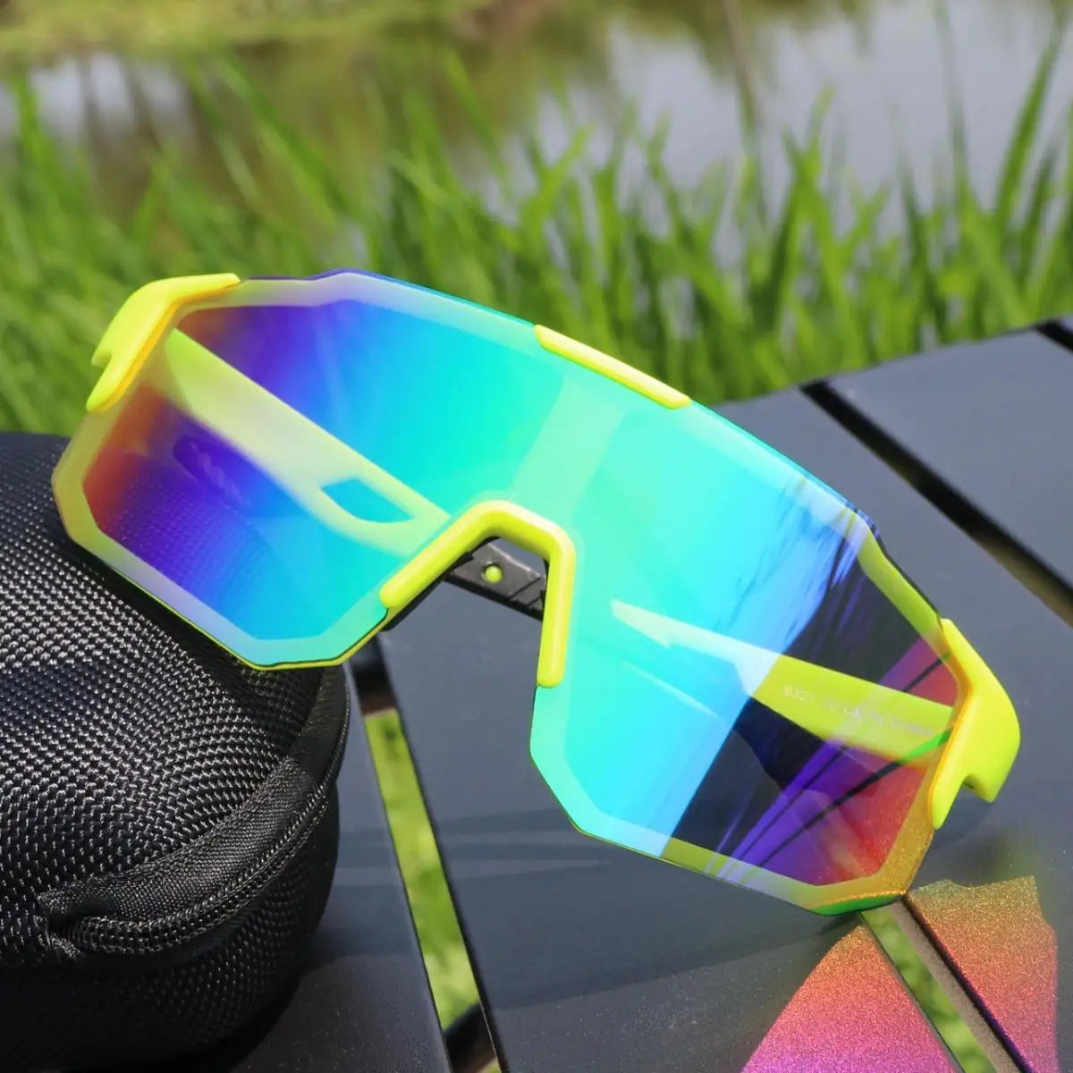 Nuevas gafas de ciclismo de montura grande con protección UV400