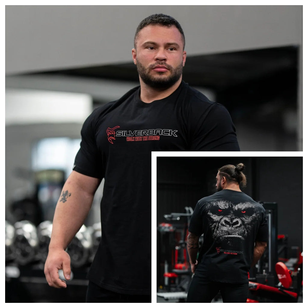 Camiseta con estampado GYM Gorilla – Silverback Gymwear