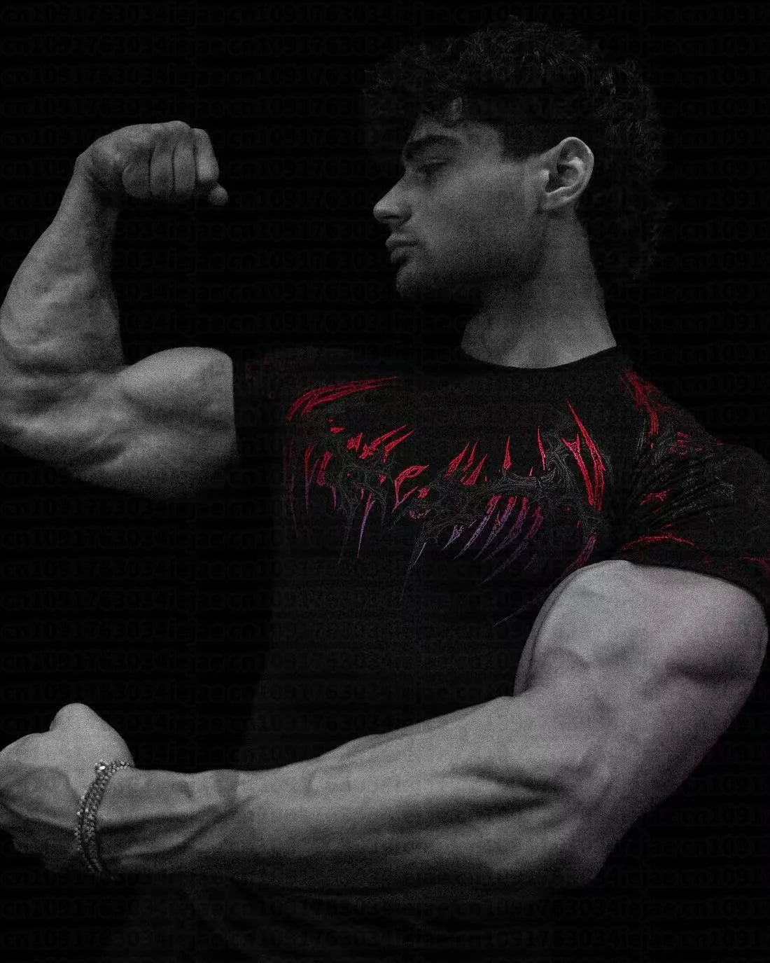 Camiseta de compresión para hombre y niño, de secado rápido y manga corta, ideal para entrenamiento, culturismo, fitness y running.