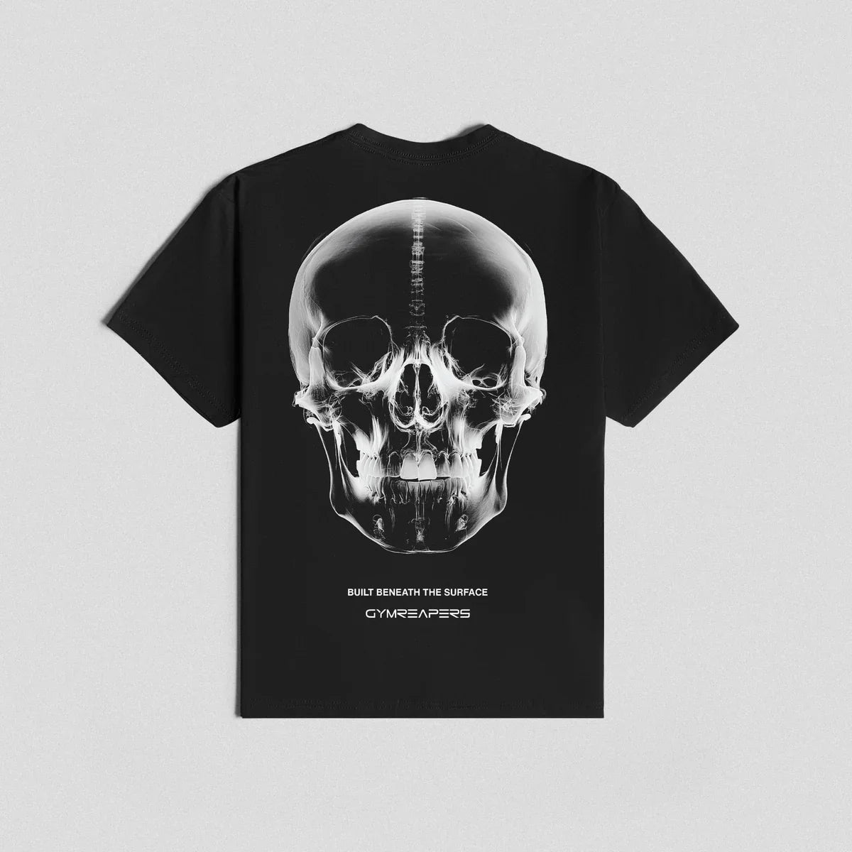 Camiseta Holgada de Fitness para Hombres Estilo Hip Hop, Talla Grande, Camiseta Deportiva de Moda para Correr, Manga Corta