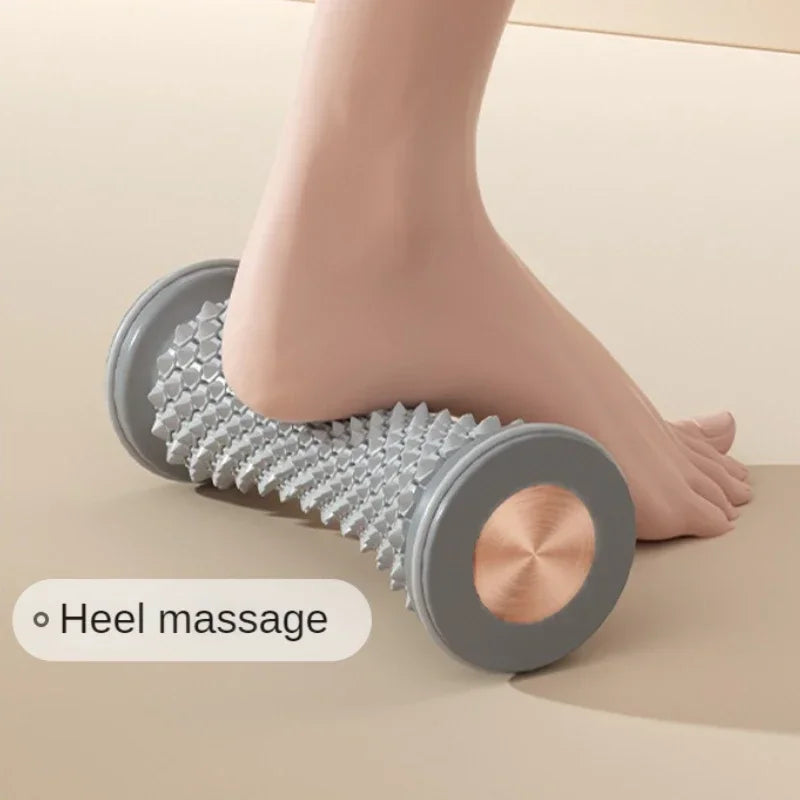 Rodillo masajeador de pies para yoga y fascitis plantar, bola de masaje muscular, herramienta manual de plástico para relajación y cuidado.